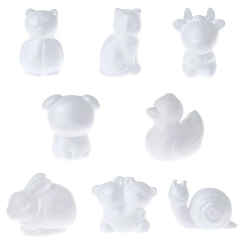 

Modeling Animals Shape White Polystyrene Foam Balls Styrofoam Crafts For Children DIY Toys Wedding Party Supplie Home Decoration