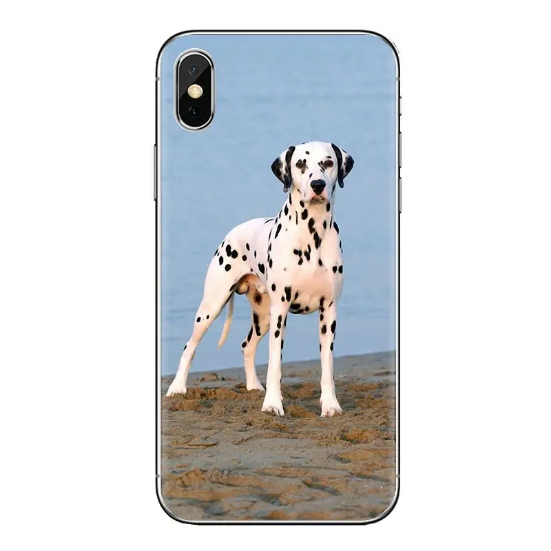 For iPod Touch Apple iPhone 11 Pro 4 4S 5 5S SE 5C 6 6S 7 8 X XR XS Plus Max Silicone Phone Cover Bag Baby Dalmatian puppies Dog |