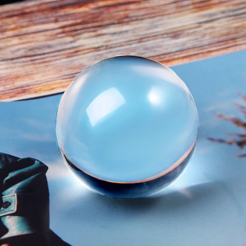 60 см прозрачный стеклянный хрустальный шар фэн-шуй фотография хрустальный шар украшение автомобиля гадания кварцевый волшебный стеклянный шар для домашнего декора