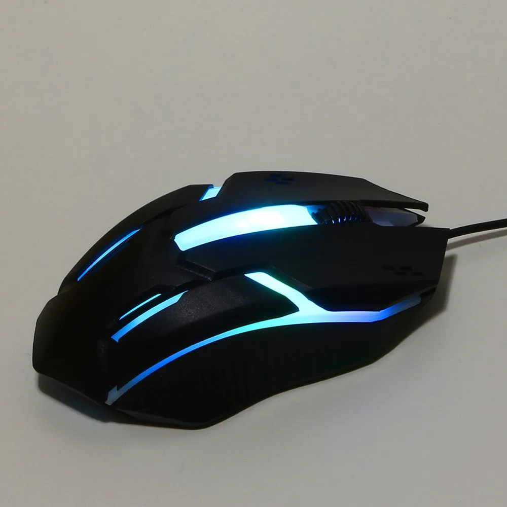 

Wired Mouse Fashion LED Light Optical Portable Mouse USB Plug And Play Mouse Ergonomic Professional Gaming Mice For Gaming 2021