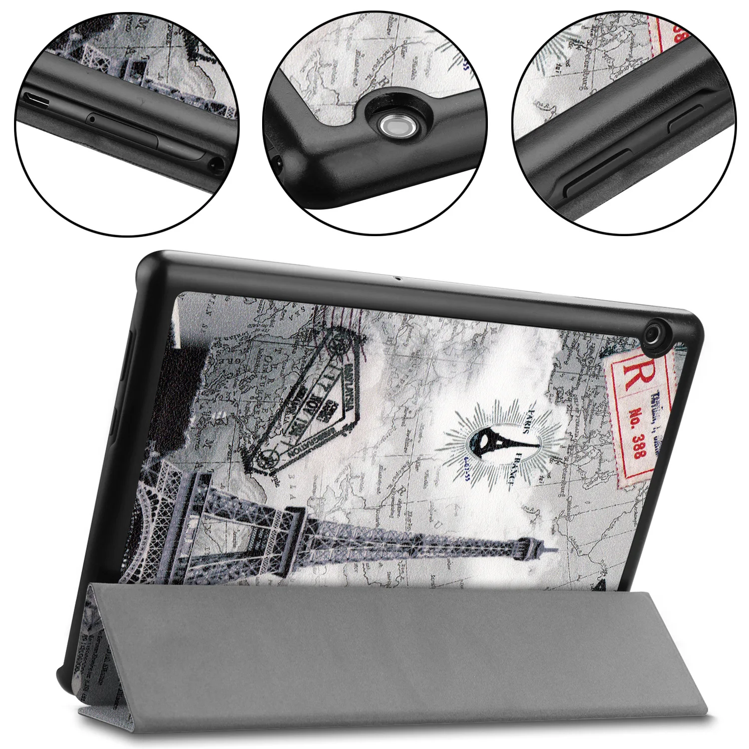 PU чехол для huawei MediaPad T5 AGS2-W09/L09/L03/W19 почтовый ящик 5 10 1 &quotПодставка планшета Mediapad