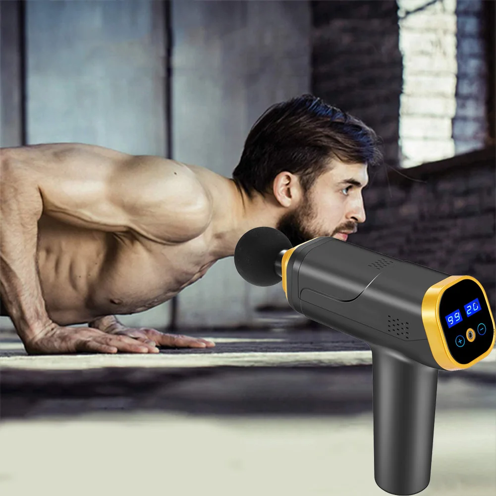 

Muscle Massage Gun Therapy Exercising Muscle Pain Relief Relaxing Body Massager Back Arm Body Care Massage Tool