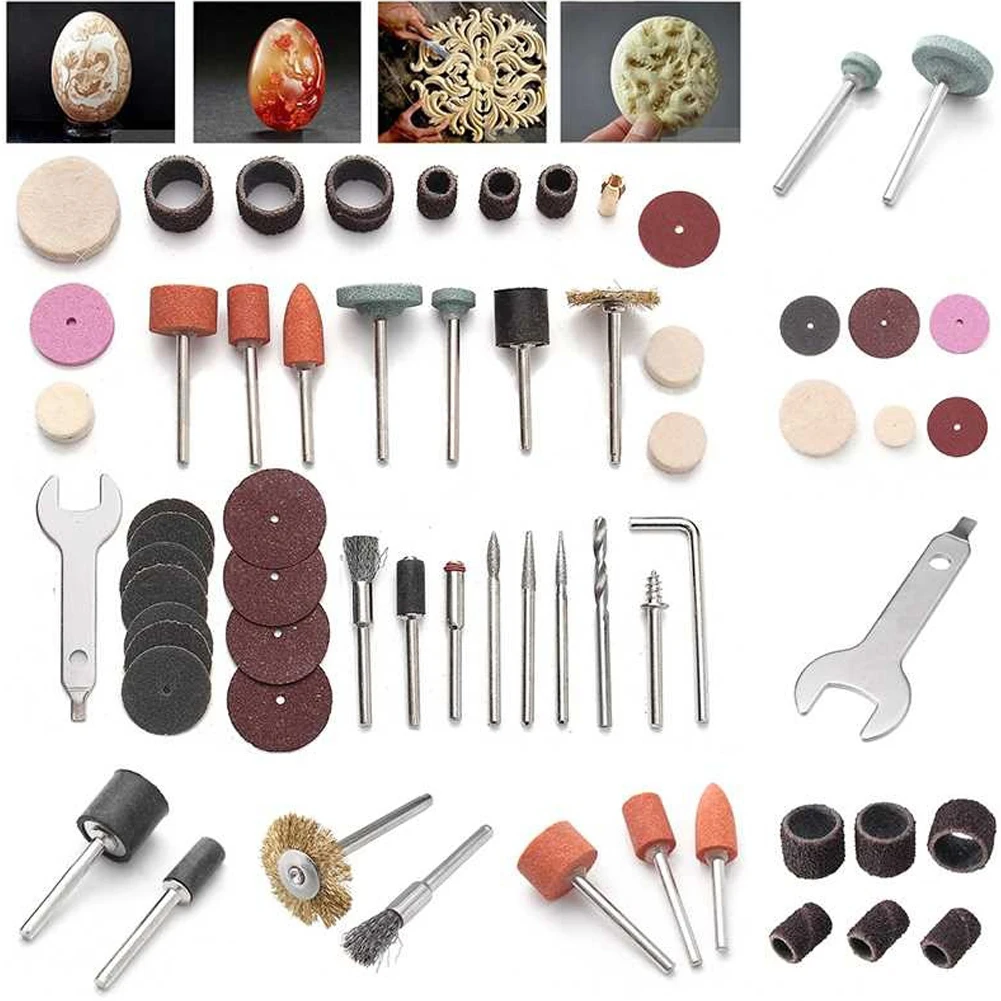 

40Pcs Mini Electric Drill Multi Rotary Tool Accessories Set Grinder Head For Sanding Grinding Polishing Cutting Bit Multi-Tool