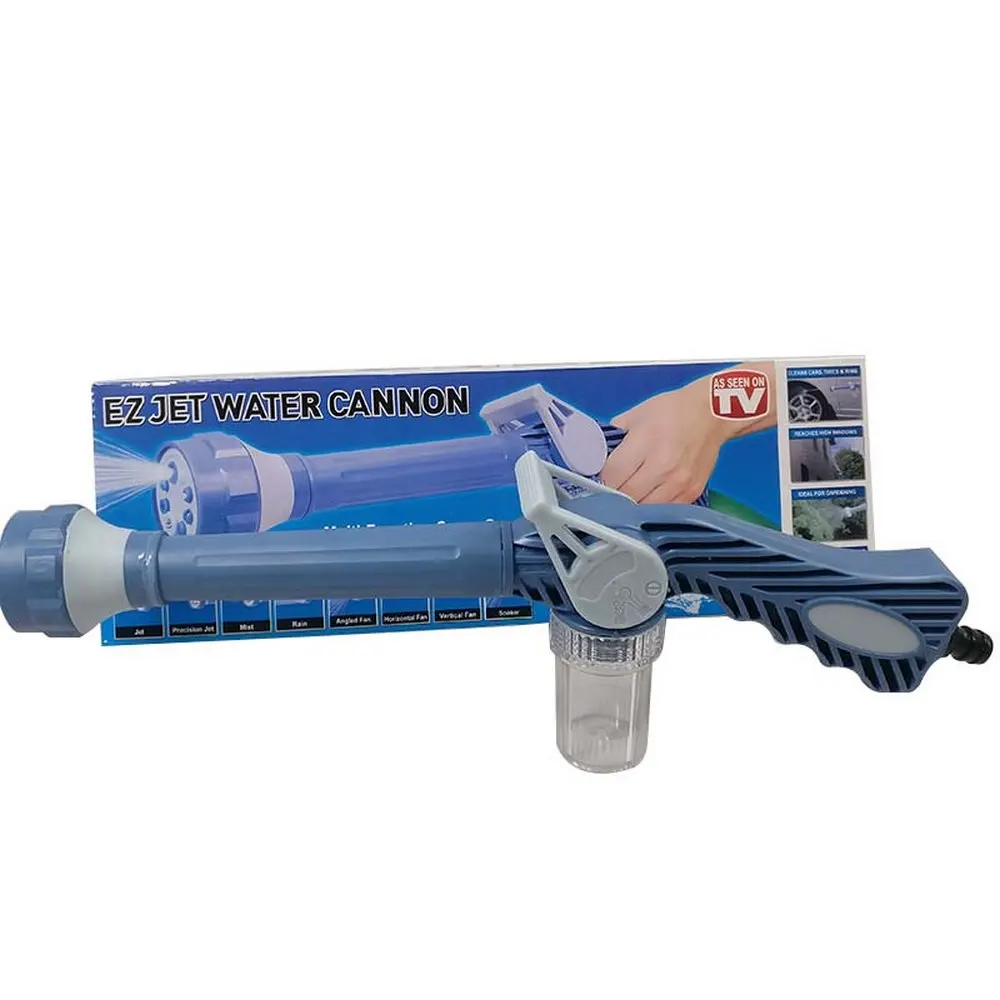 Pistola de agua para lavado de coches, herramienta de jard&iacute;n para ducha, riego, jardiner&iacute;a, 8 en 1-0
