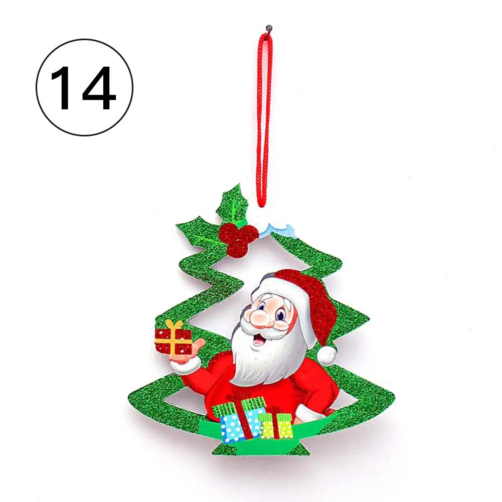 2020 рождественские украшения пузырьки снеговик колокольчик Санта этикетки