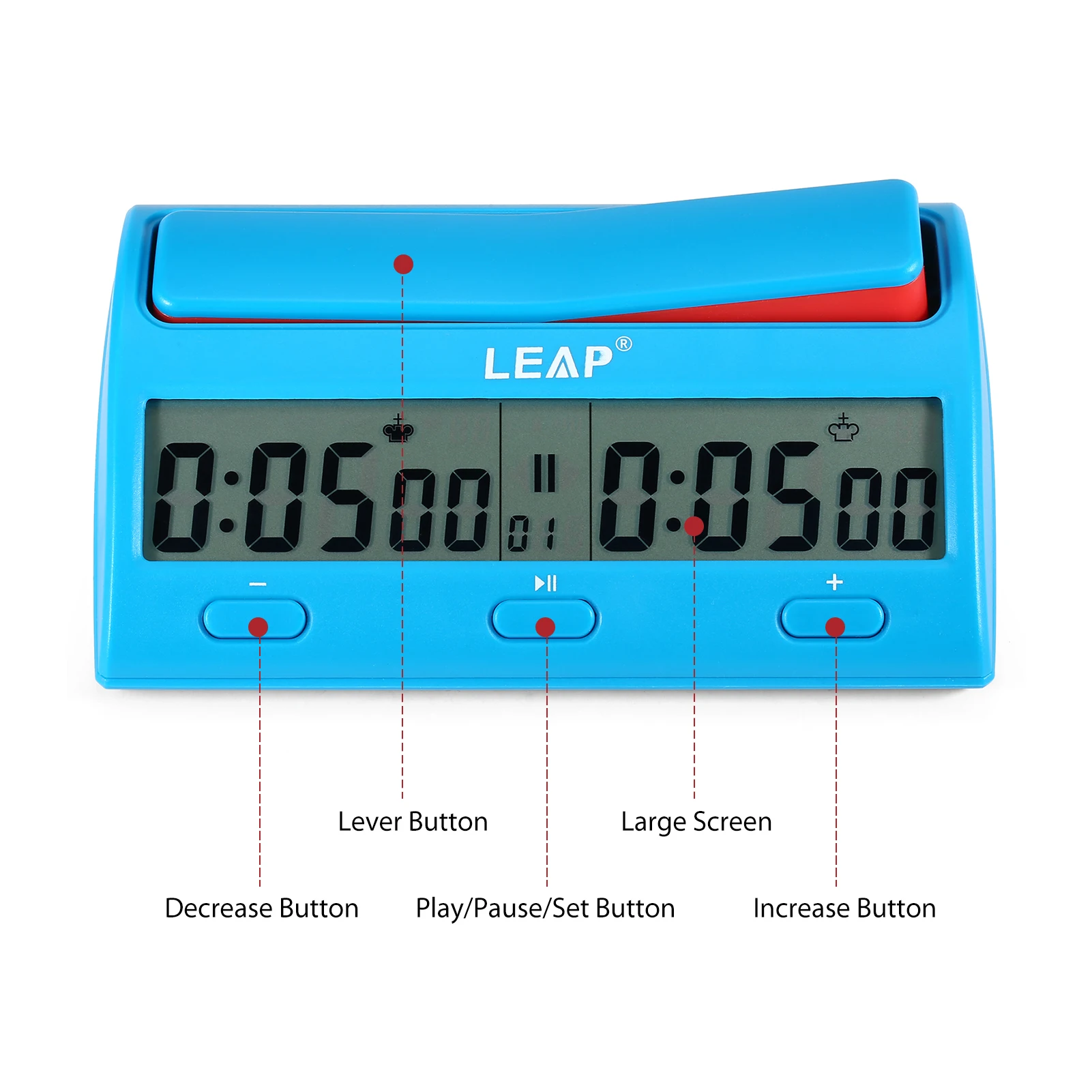 

Цифровой шахматный таймер, многофункциональные шахматные часы для двух игроков, шахматные игры, цифровой таймер для соревнований, настольн...