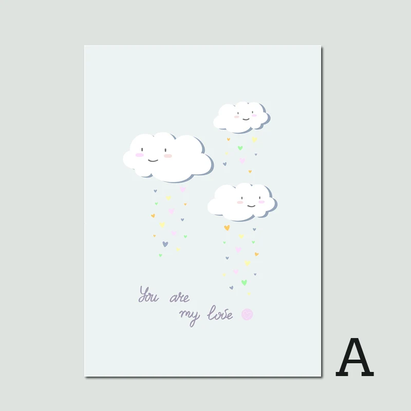 Постер с изображением медведя в скандинавском стиле детские украшения постеры и