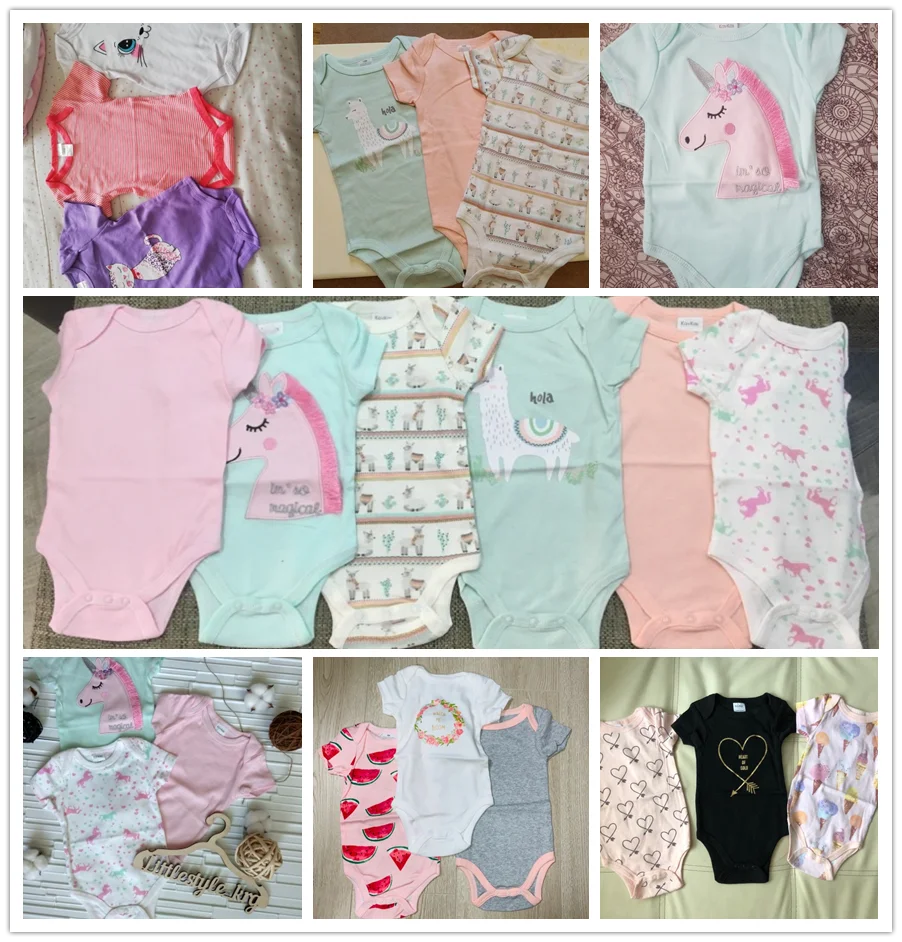 Бренд vetement bebe; лето г.; 7 шт./лот; одежда для маленьких девочек; roupas de bebe recien nacido; Одежда для новорожденных девочек 3, 6, 9, 12 месяцев