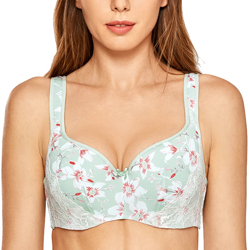 Для женщин гладкой балконет на полную фигуру слегка с подкладкой косточках