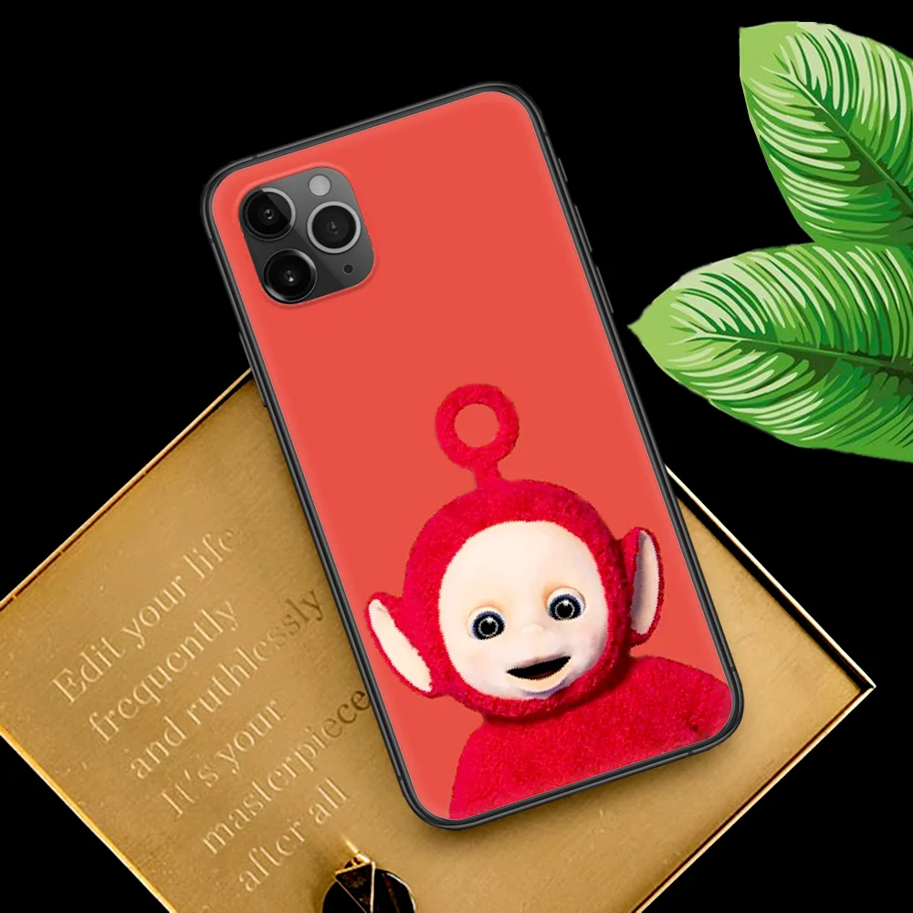

Cartoon Teletubbies Phone Case For Iphone 4 4s 5 5S SE 5C 6 6S 7 8 Plus X XS XR 11 12 Mini Pro Max 2020 black Funda Tpu Bumper