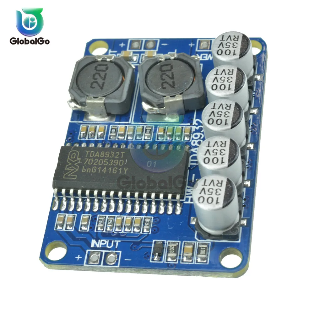 Плата цифрового усилителя мощности моно-усилитель 35 Вт модуль высокой TDA8932