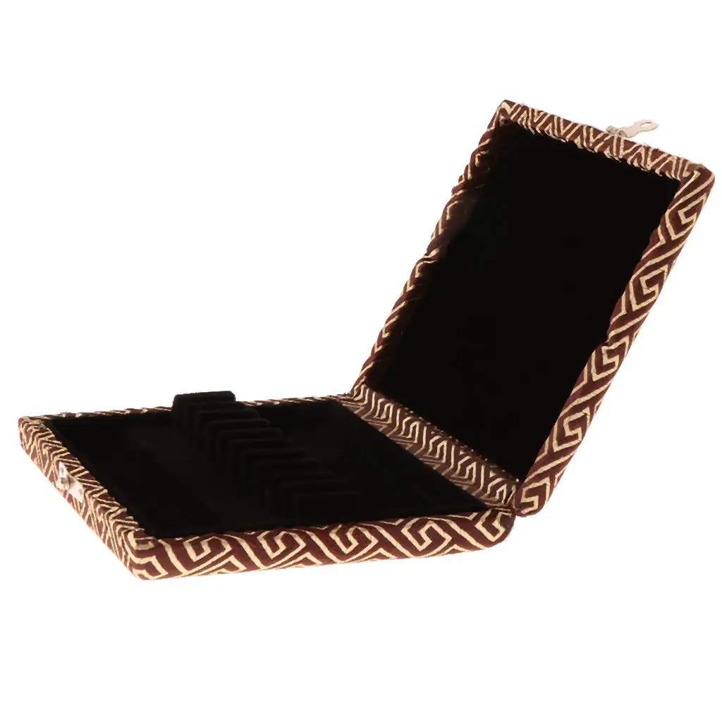 Oboe Reed Case Holder Box Internal Thicken Flannel for 10 Reeds Coffee | Parts &amp Accessories
