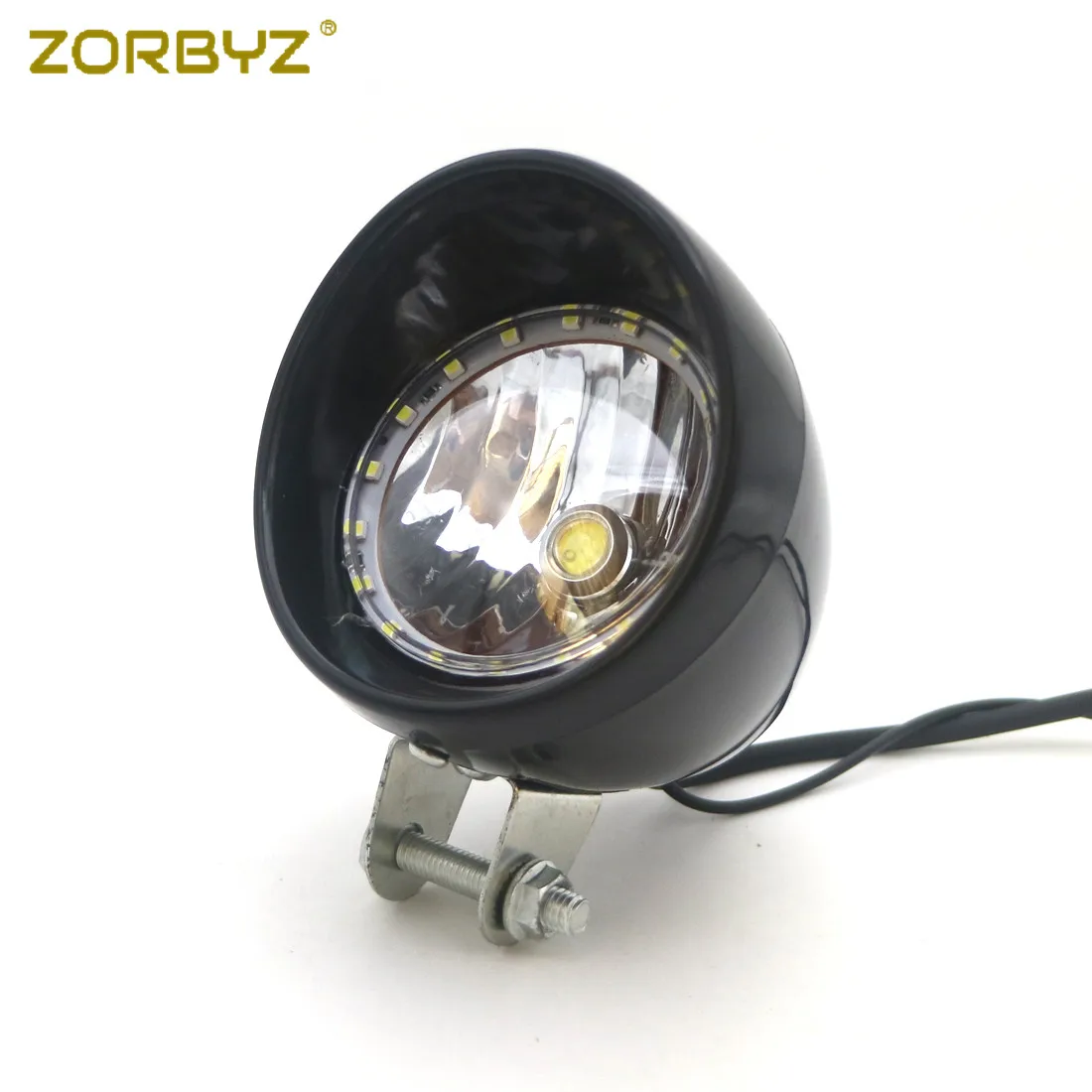 ZORBYZ мотоциклетный Хромированный Светодиодный точечный светильник светлые