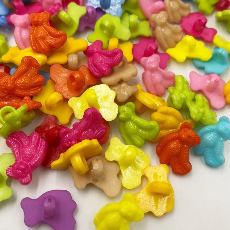 Пуговицы пластиковые, 15x13 мм, 50 шт., PT103