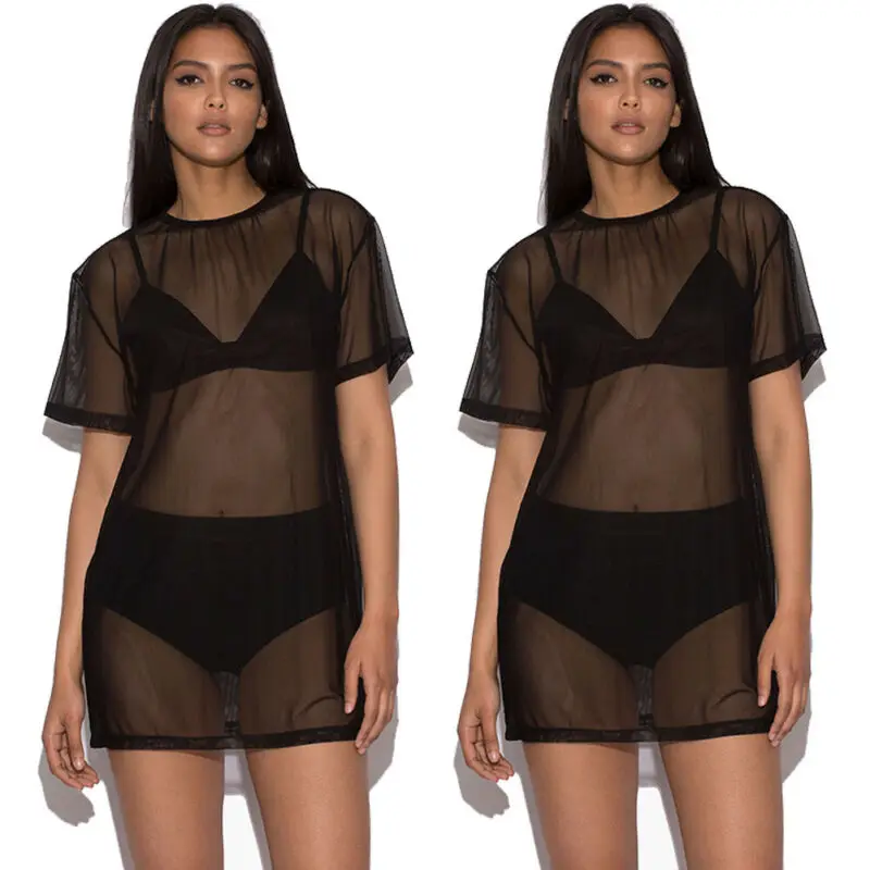 Повседневное сексуальное женское мини платье с коротким рукавом и вырезом