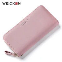 weichen wristband women long clutch wallet large capacity wallets female purse lady purses phone pocket card holder carteras