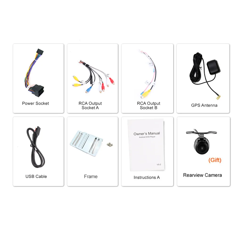 Eunavi 2 Din 7 ''TDA7851 Android 9 4G 64G Восьмиядерный универсальный автомобильный Радио