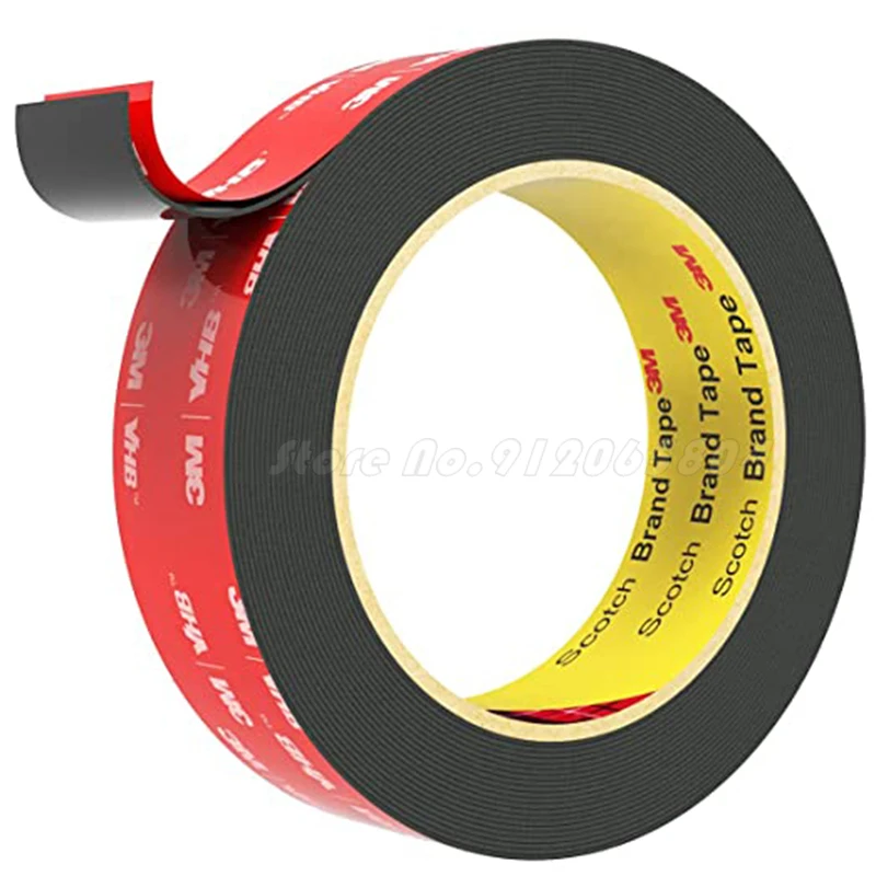 

3M super Strong VHB double sided tape Waterproof no trace Self Adhesive Acrylic Foam Pad Sticky Car Home Office School 0.8mm
