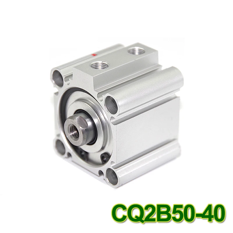 

CQ2B50-40 SMC тип CQ2B серия 50 мм отверстие 40 мм ход Двойное действие один стержень тонкий Пневматический Компактный цилиндр высокое качество
