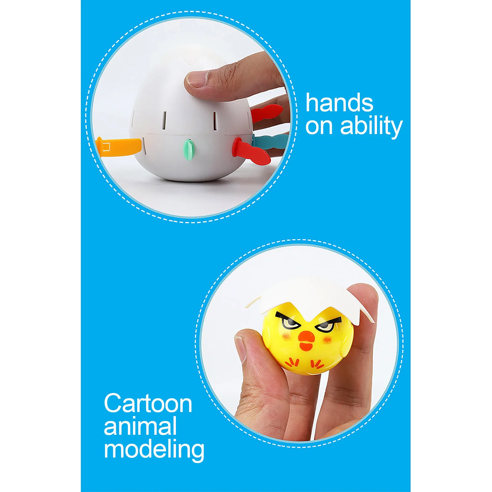 

prank toys Tricky e g g bouncing creative spoof interactive children's toy Gift for children Parent-child interaction