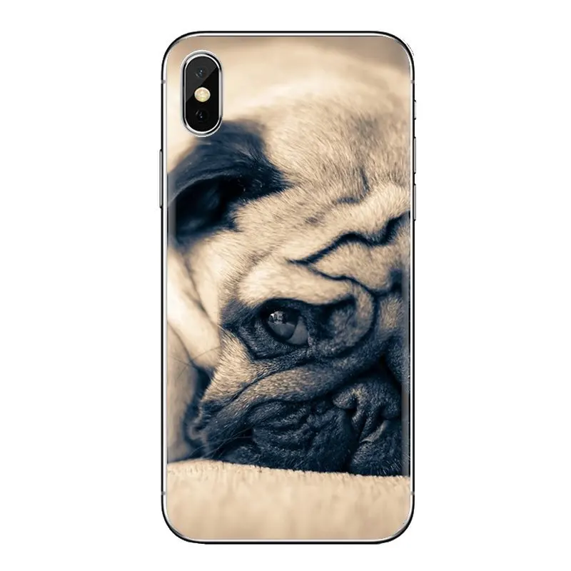 Животное собака чехол pug Life гибридный шаговый двигатель для samsung Galaxy S2 S3 S4 S5 мини S6