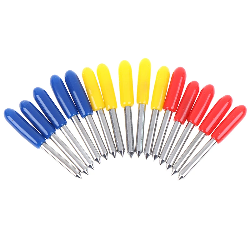 

New 15pcs/Set 30/45/60 Degree For Roland Cutting Plotter Vinyl Cutter Blade High Quality Wholesale