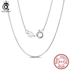 Цепочка Женская ORSA JEWELS, из серебра 925 пробы, со змеей цепочка на шею для мужчин, длиной 45 см