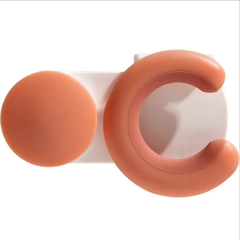

Creative Hook Adhesive Adsorption Free Punching Bath Ball Mop Hook