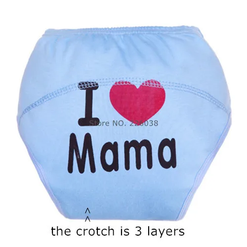 QD04 Blue MaMa 5 шт. в упаковке, Новое поступление, детское нижнее белье, моющиеся детские подгузники, Детские тренировочные штаны, многоразовые подгузники, QD07 - Цвет: QD04 Blue MaMa
