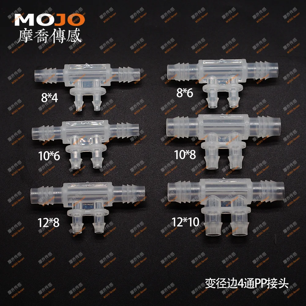 2020 Free shipping!MJ-B10X6(100pcs/Lots) Plastic hose connectors four way pipe joint multiple pass | Обустройство дома
