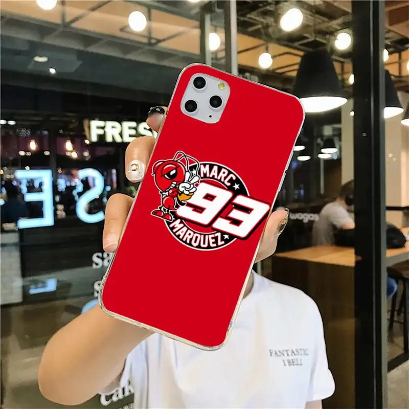 

MM marquez 93 Phone Case for iphone 12 pro max mini 11 pro XS MAX 8 7 6 6S Plus X 5S SE 2020 XR cover