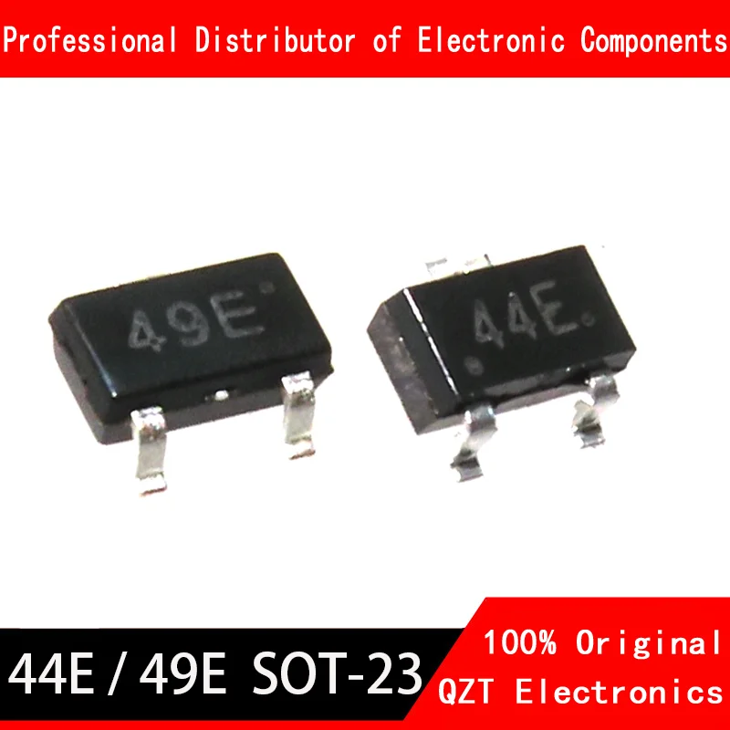 10Pcs 44E 49E Hall Effect Sensor Switch SMD Element SS49E AH49E A3144E SOT23 Brushless Electric Motor |