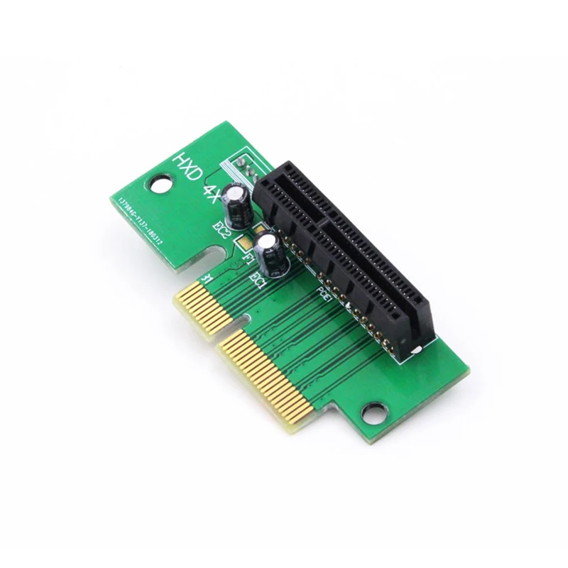 PCI E4X адаптер конвертер карты разъем 90 градусов E карта с 4Pin питание интерфейс