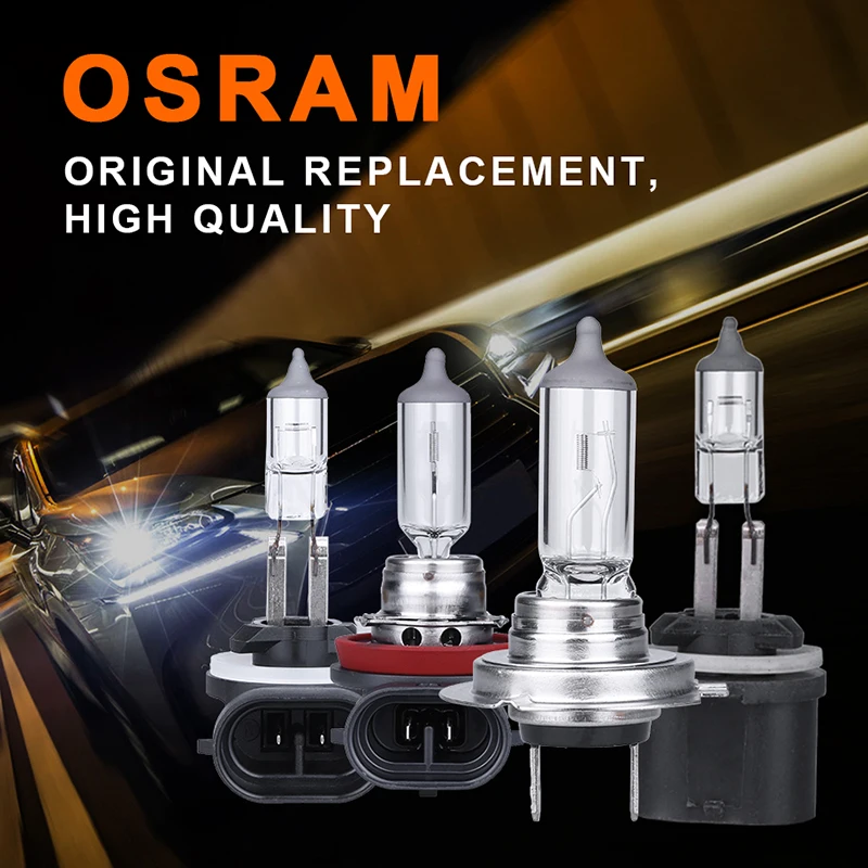 OSRAM оригинальный 880 881 H27/2 Вт 12 в 27 противотуманный светильник В 55 H7 H11 галогенный