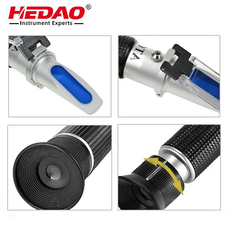 Рефрактометр Брикса 0-80% для растительного масла глюкозы сиропа и фруктового