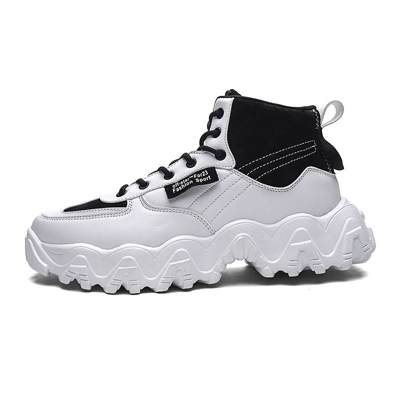 SMS Men Shoes Chunky Sneakers Fashion Platform Lace Up Running Breathable Vulcanize Casual Trainers Dad | Спорт и развлечения