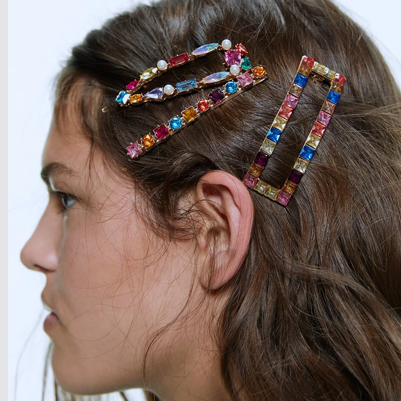 Dvacaman ZA новая трендовая лента с кристаллами повязка на голову милые подарки для