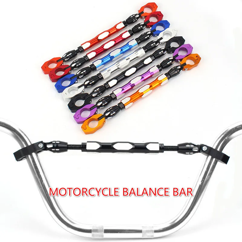 

Motorcycle Parts Universal Fit 22mm Balancebar Modification Strengthen Crossbar CNC Aluminum Alloy Handlebar Reinforcement Rod