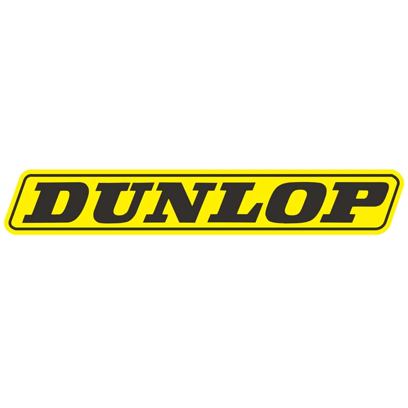 

15cm X 3cm for DUNLOP Sticker Rear Windshield Decal Car Stickers Window Bumper Decoration Car Styling Waterproof