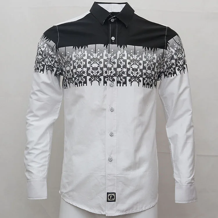 Рубашка с вышивкой, camisa masculina, мужские рубашки с длинным рукавом, хлопок, Social hombre, Париж, Иден, парк, faconnable chemises, обычная