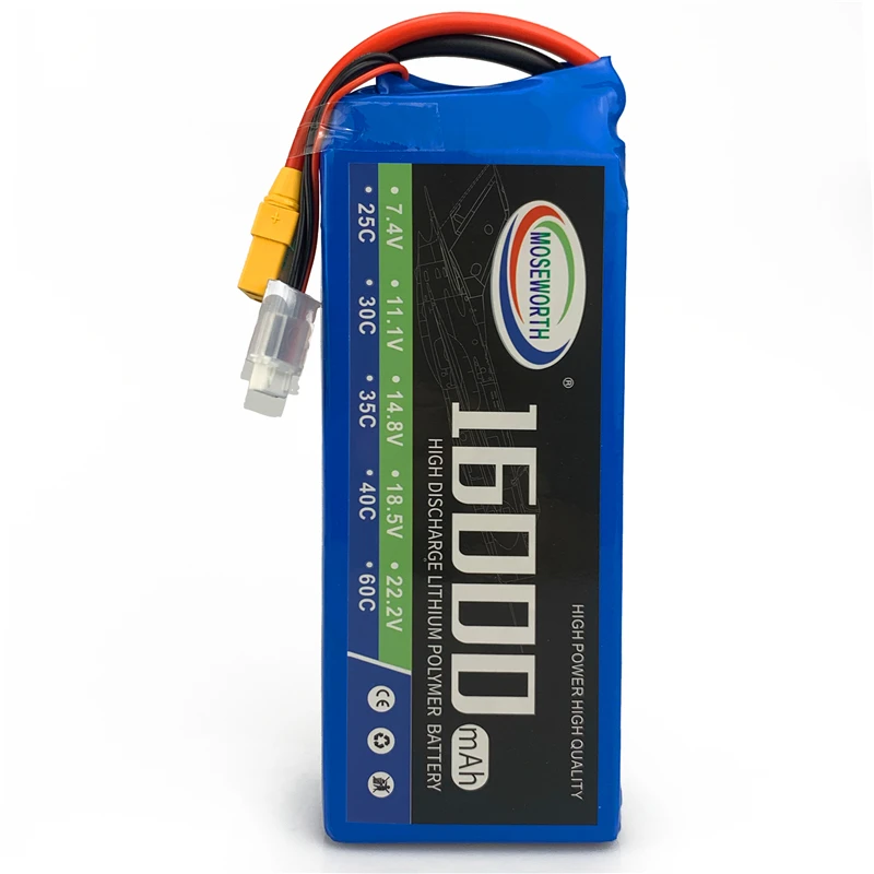 3S RC LiPo аккумулятор 11 1 В 16000 мАч 25C батареи для радиоуправляемого квадрокоптера