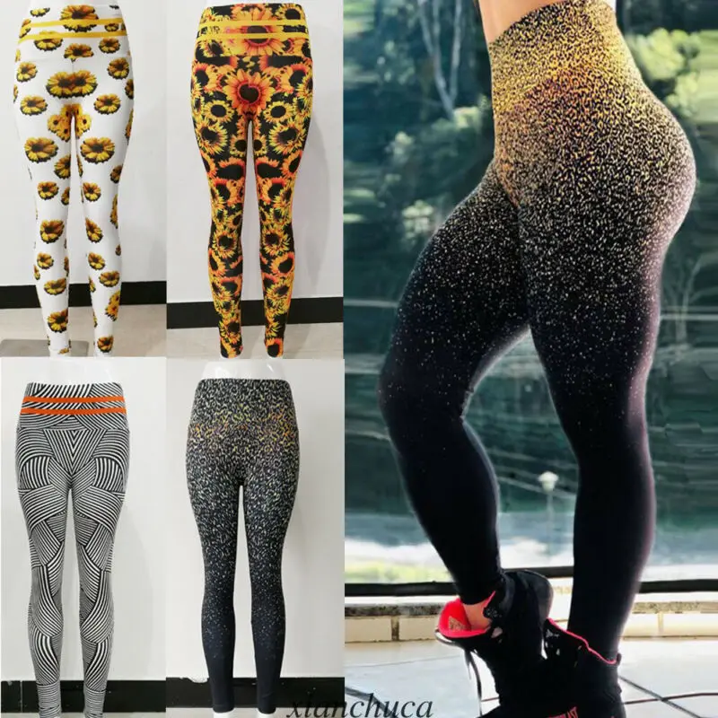 Новинка женские Леггинсы для йоги спортивные штаны бега облегающие брюки