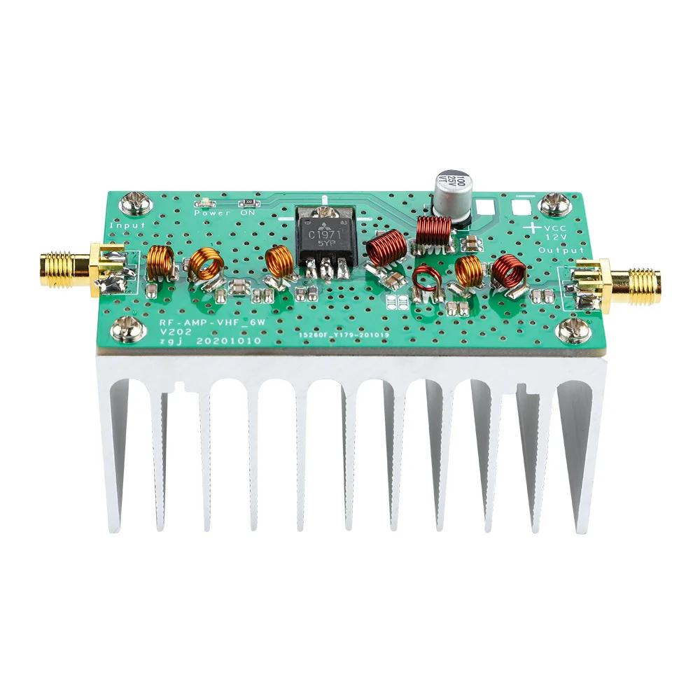 Усилитель мощности AIYIMA 6 Вт 140-170 МГц УКВ 12 В для FM-передатчика радиолюбительского