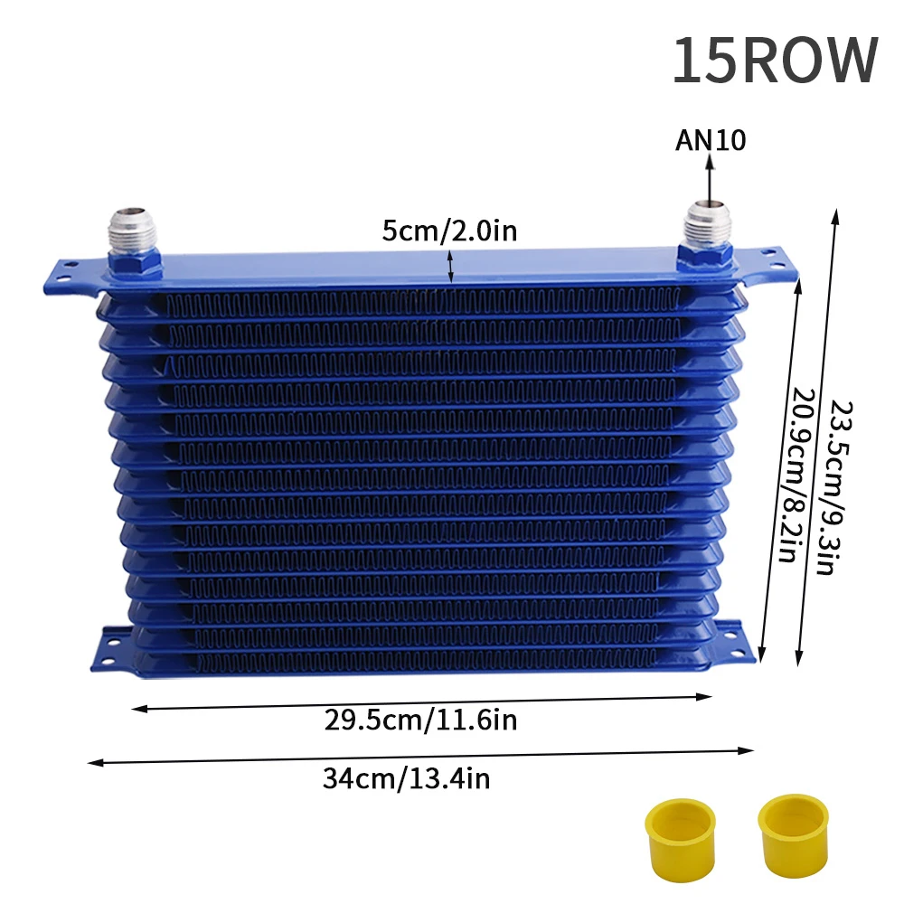 ESPEEDER Алюминиевый масляный радиатор AN10 15 Row Trust