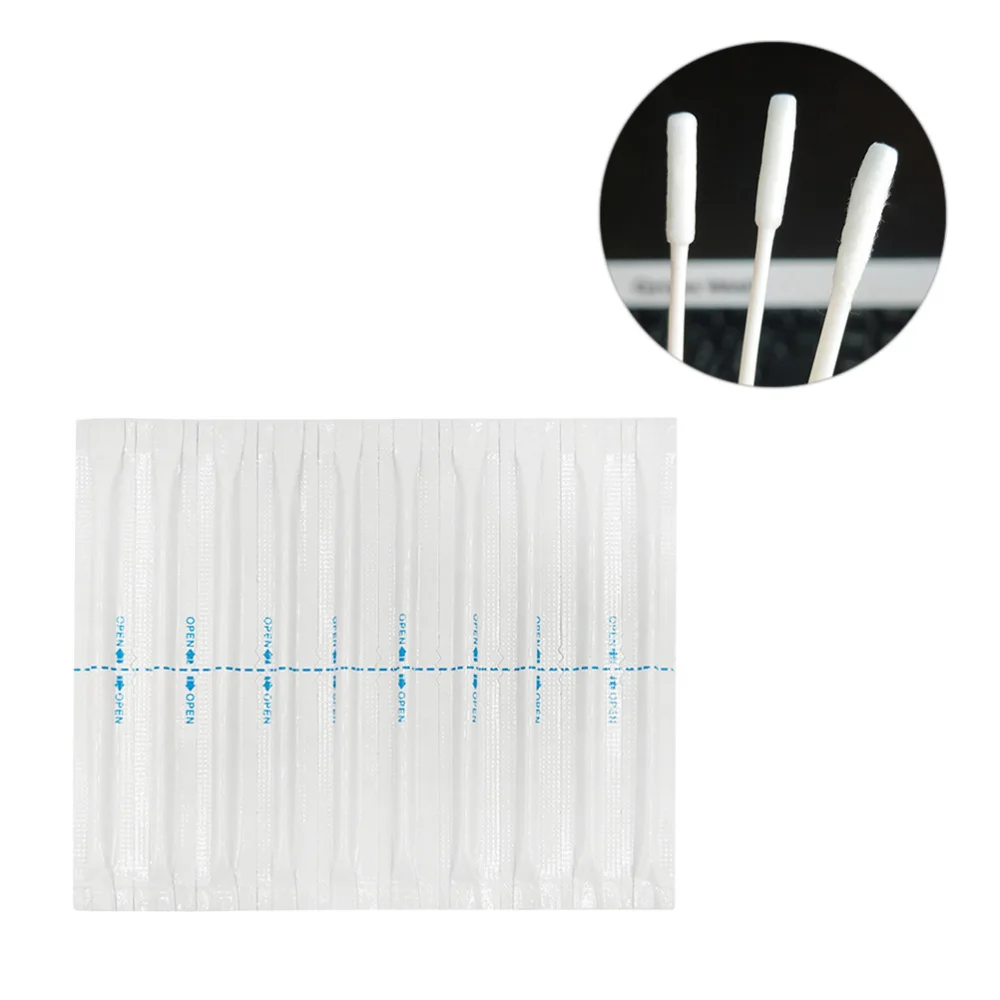

1 Box 30pcs Box Package Cleaning Swabs Dual Head Cleaning Swabs E-cigarettes Clean Alcohol Swabs (White)