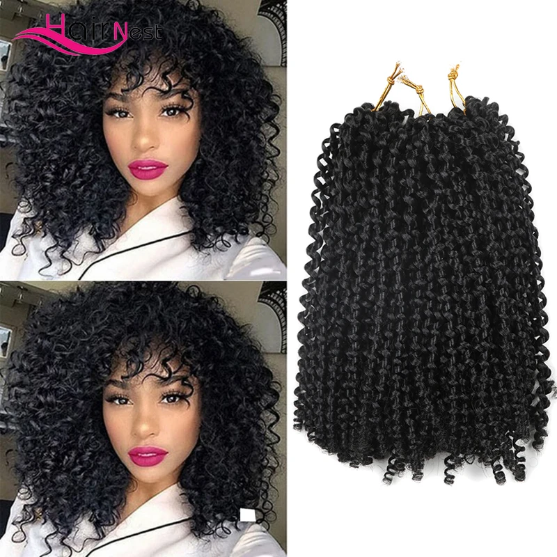 Волосы гнездо Новое богемное Curl короткие косы с крючком для волос 120 г/упак.