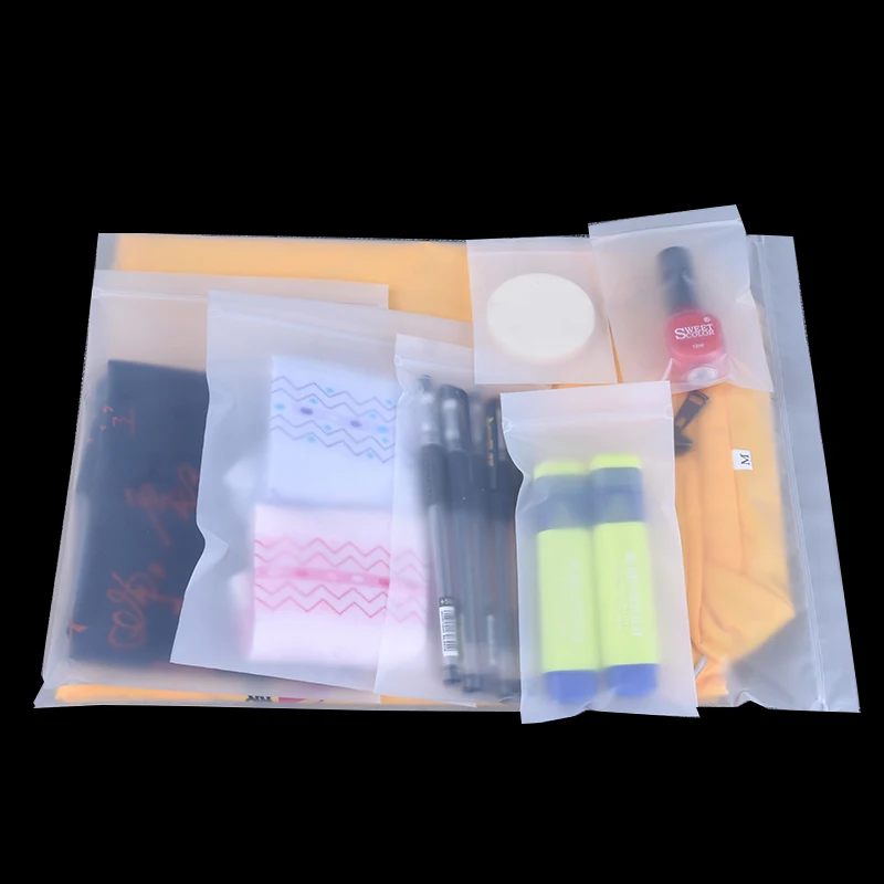 Cpe застежка-молния матовый хрящ фотоупаковка мягкий пластиковый магазин