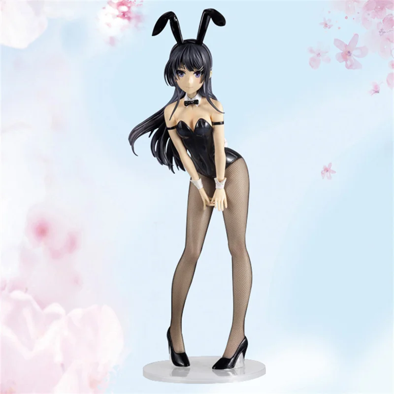 

Anime Sexy rabbit girl Bunny Girl PVC Action Figure Anime Life Bunny Girl character model Toys