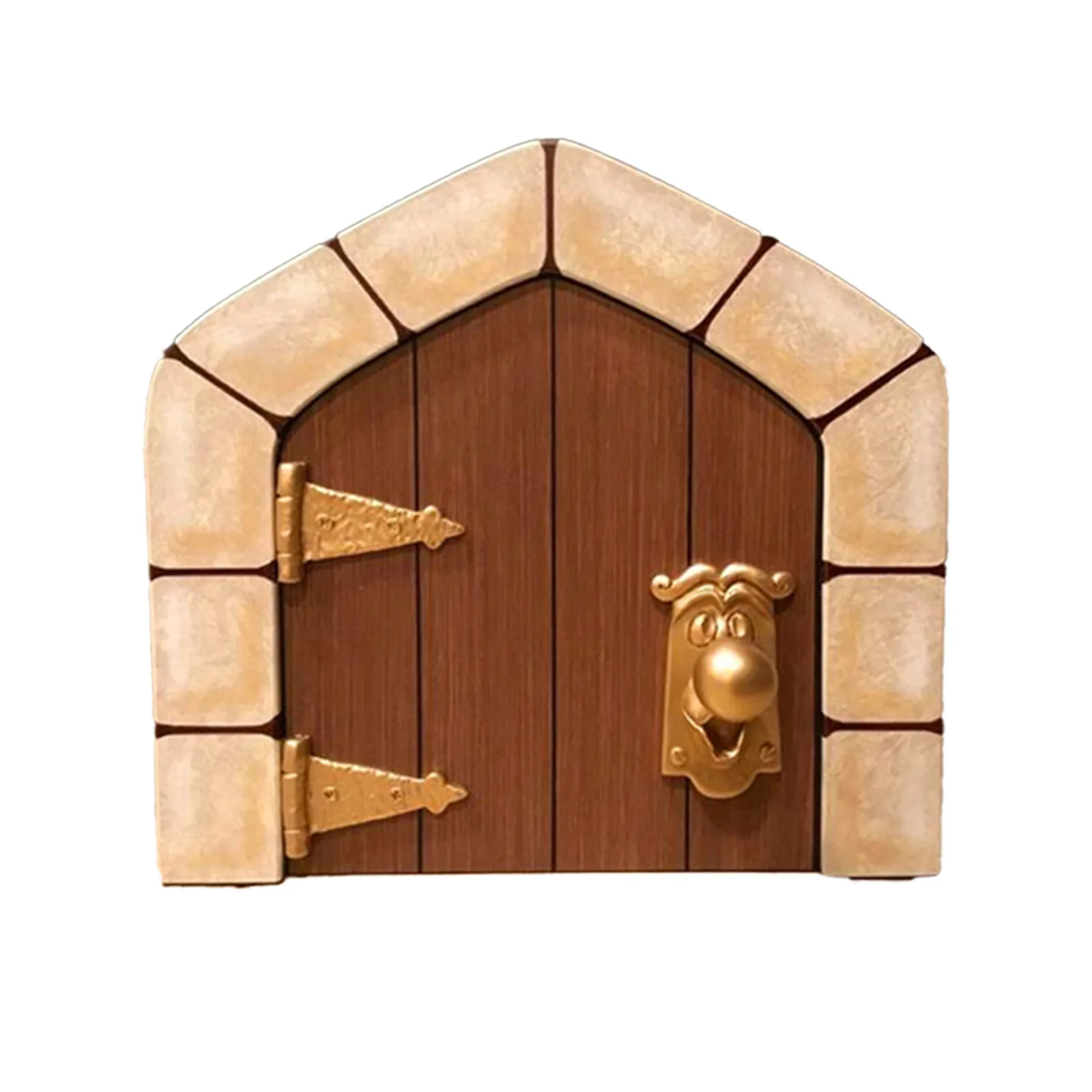 

Mini Door Fairy Tale Scene Realistic Door Decor Wooden Party Supplies for Indoor Outdoor Home Courtyard Garden Decor CANQ889