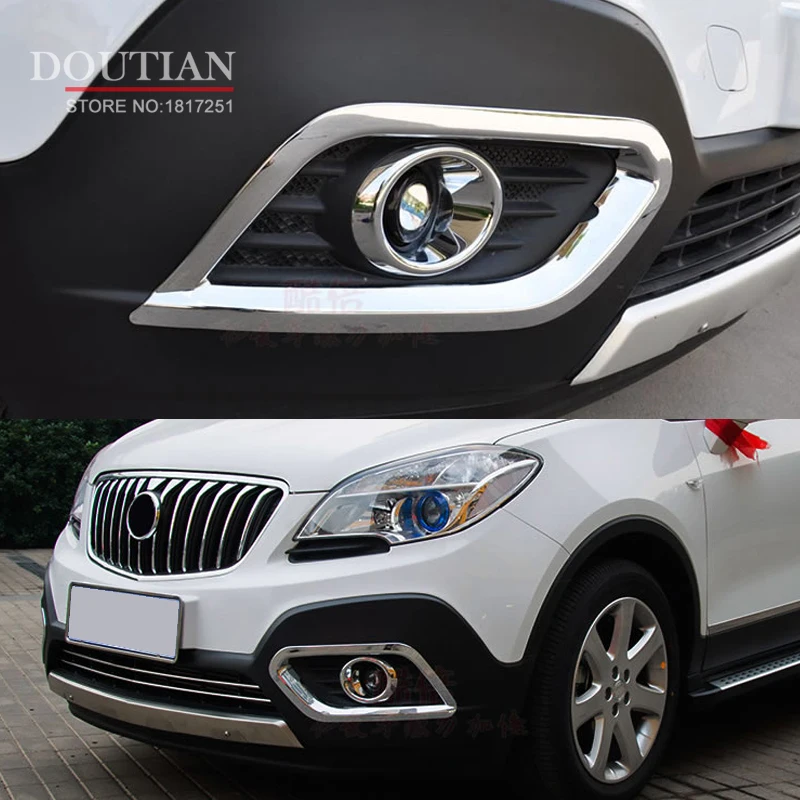Car-Styling For Vauxhall Opel Mokka 2013 2014 2015 ABS chrome Front / Rear Fog Lights lamp Cover Trim Accessories | Автомобили и